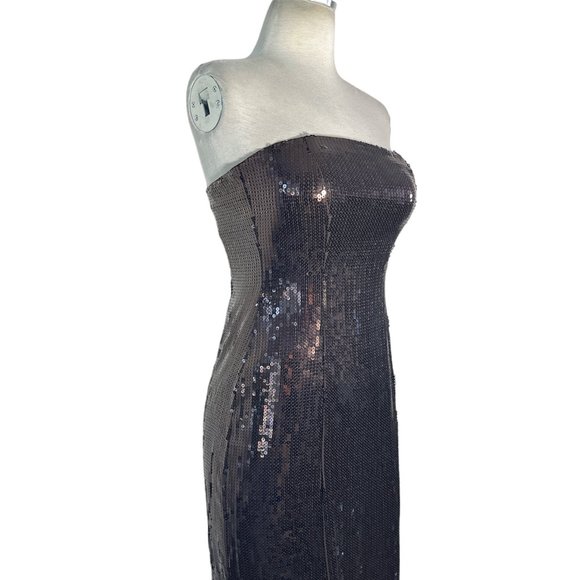 RETROFETE Ember Dress in Dark Chocolate XSmall New Womens Long Maxi Dress - Picture 6 of 16